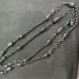 Brighton Silver Necklace with Intricate Design